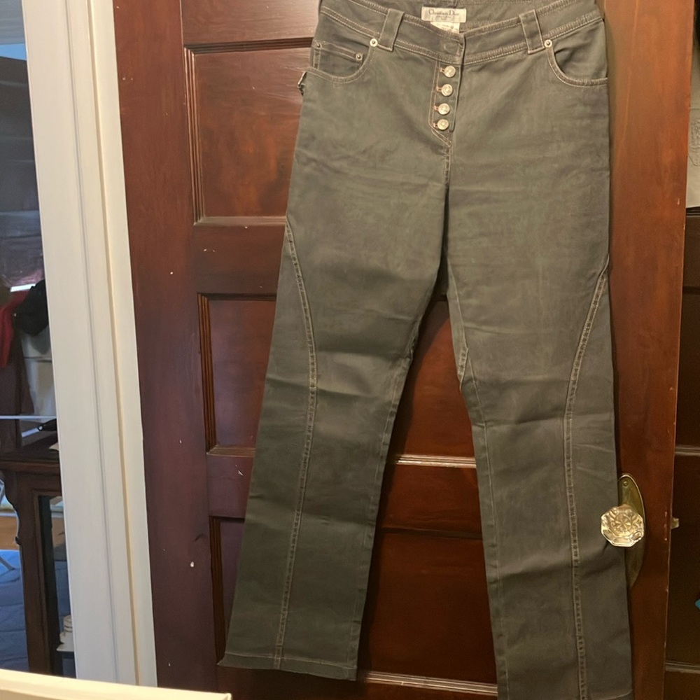 Christian Dior Gray Jean